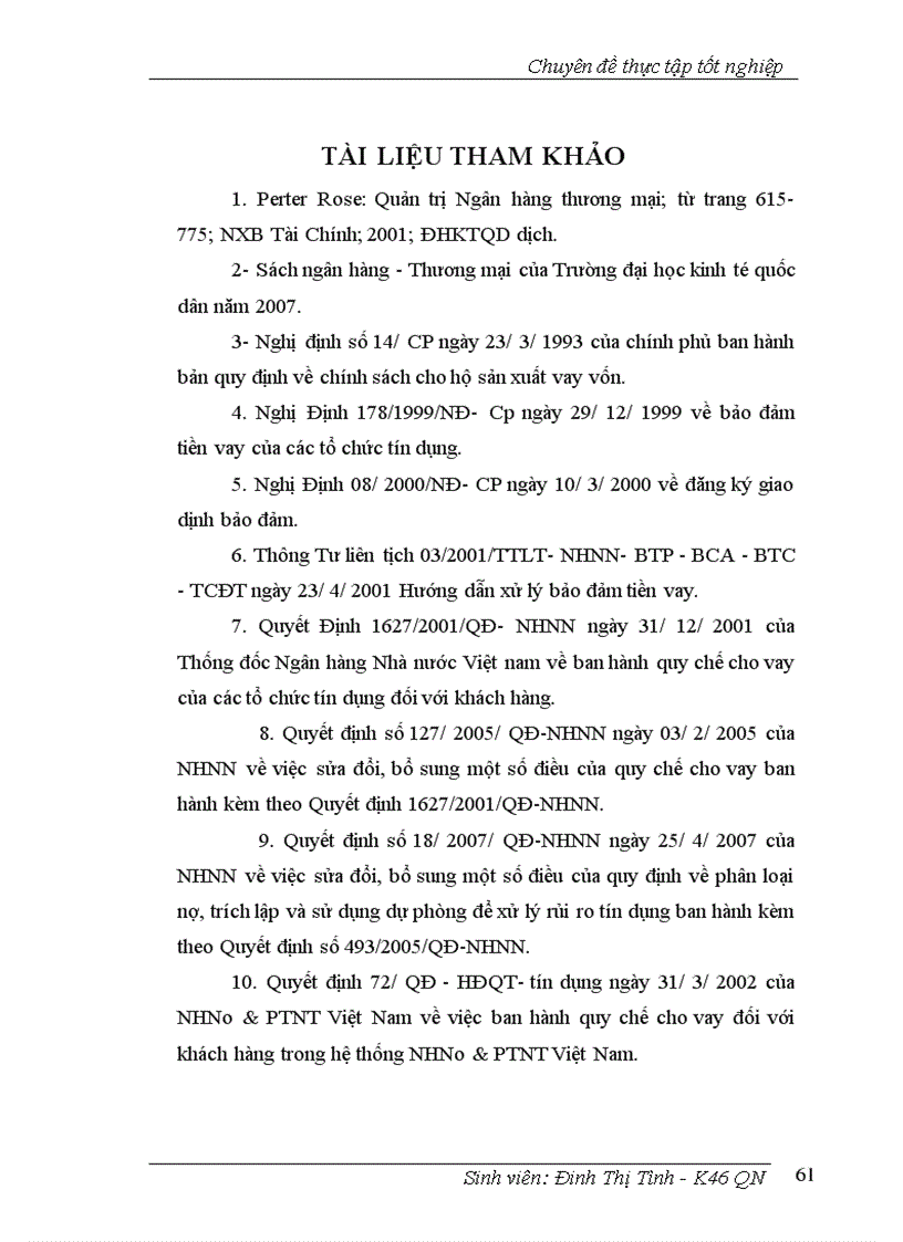 image for page Nâng cao chất lượng Tín dụng hộ sản xuất tại NHNo & PTNT Tỉnh Hà Tĩnh