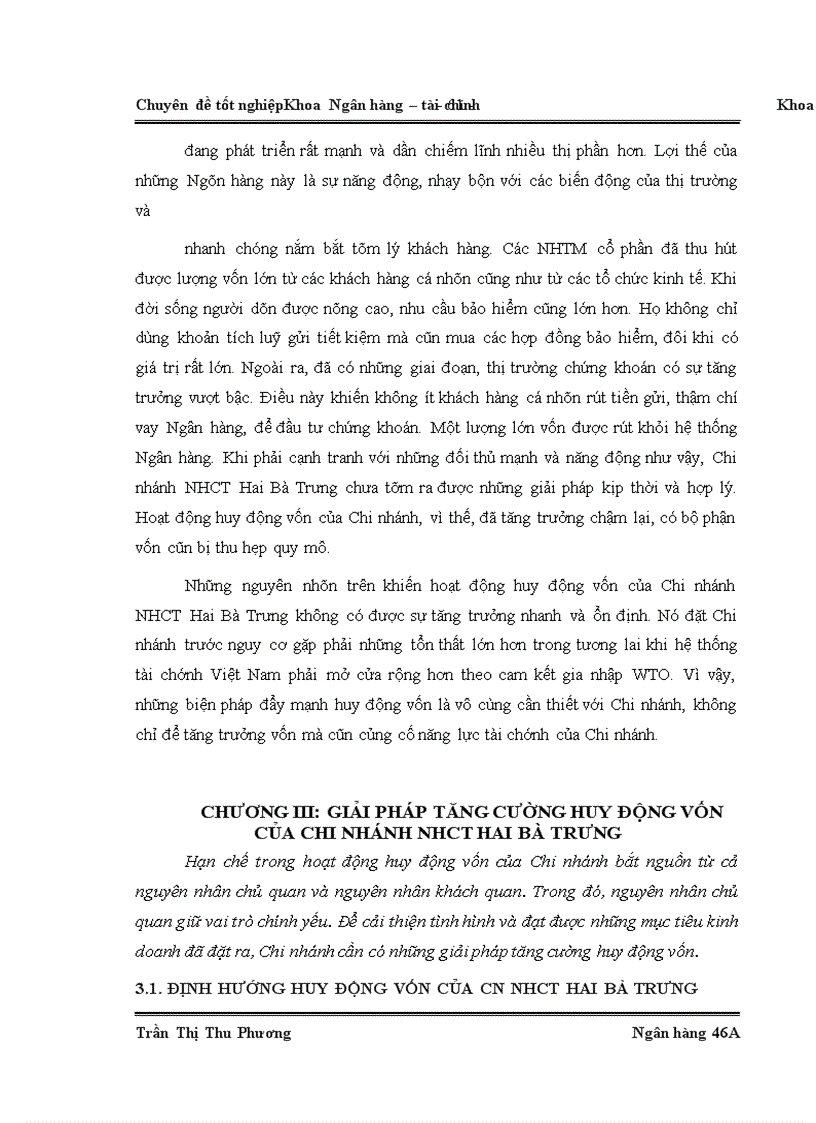 image for page Tăng cường huy động vốn của Chi nhánh Ngân hàng Công thương Hai Bà Trưng