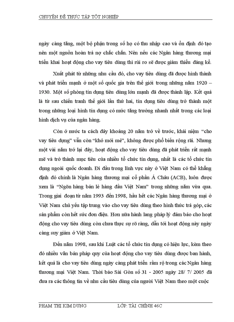 image for page Mở rộng cho vay tiêu dùng tại chi nhánh ngân hàng nông nghiệp và phát triển nông thôn Đông Mỹ