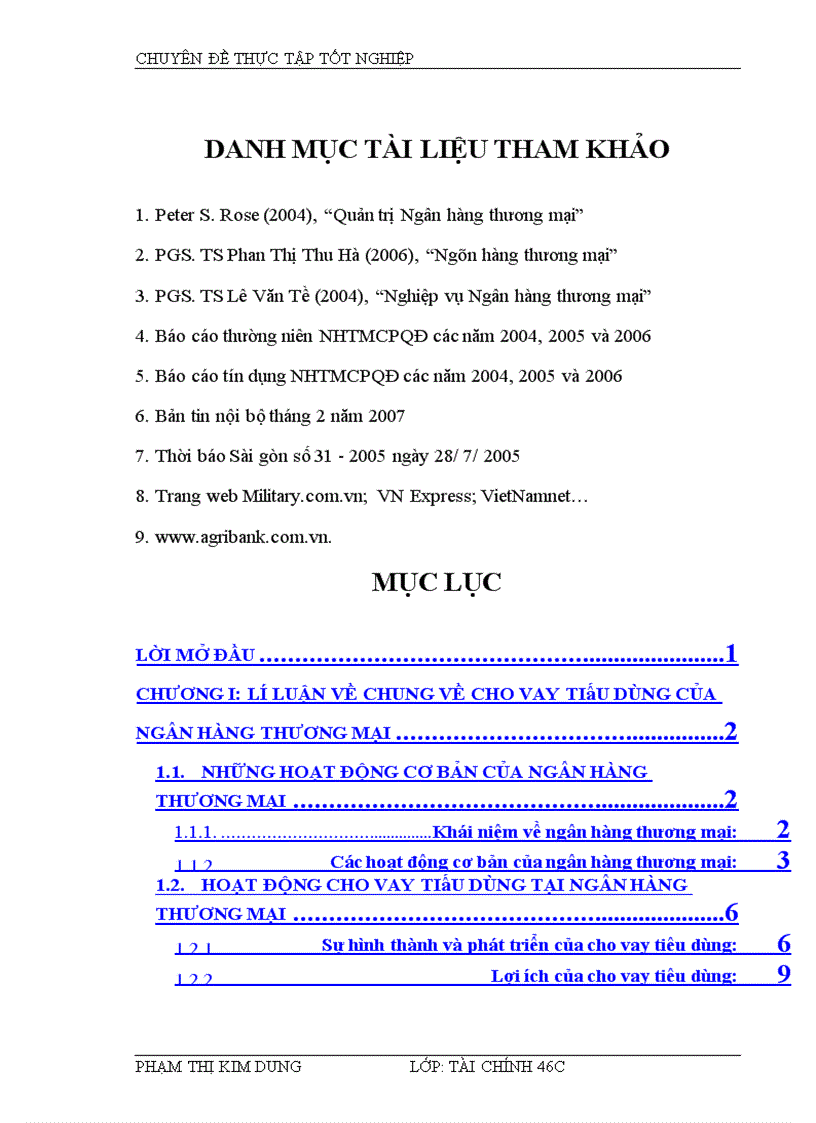 image for page Mở rộng cho vay tiêu dùng tại chi nhánh ngân hàng nông nghiệp và phát triển nông thôn Đông Mỹ
