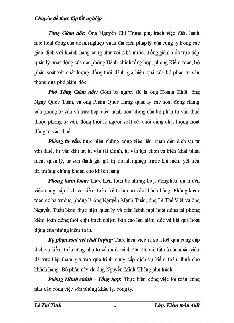 image for page Vận dụng thủ tục phân tích trong kiểm toán báo cáo tài chính tại Công ty TNHH Kiểm Toán và Tư Vấn NEXIA ACPA