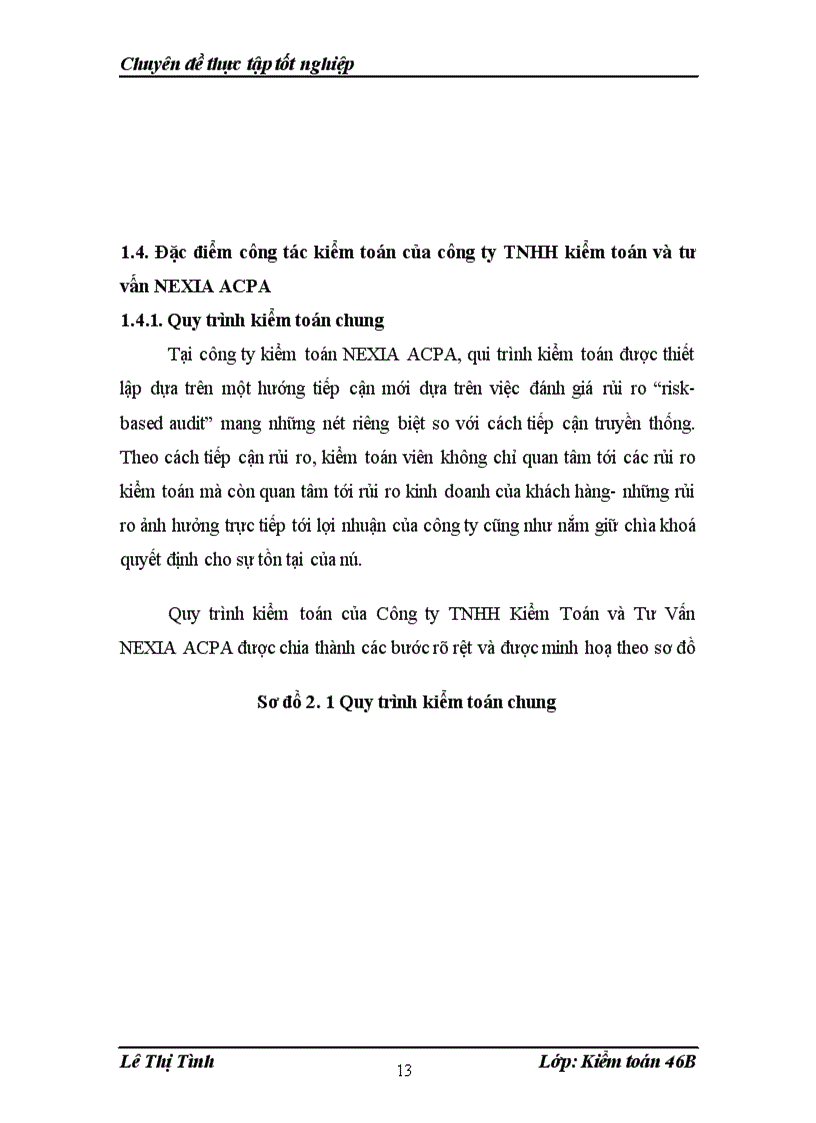 image for page Vận dụng thủ tục phân tích trong kiểm toán báo cáo tài chính tại Công ty TNHH Kiểm Toán và Tư Vấn NEXIA ACPA