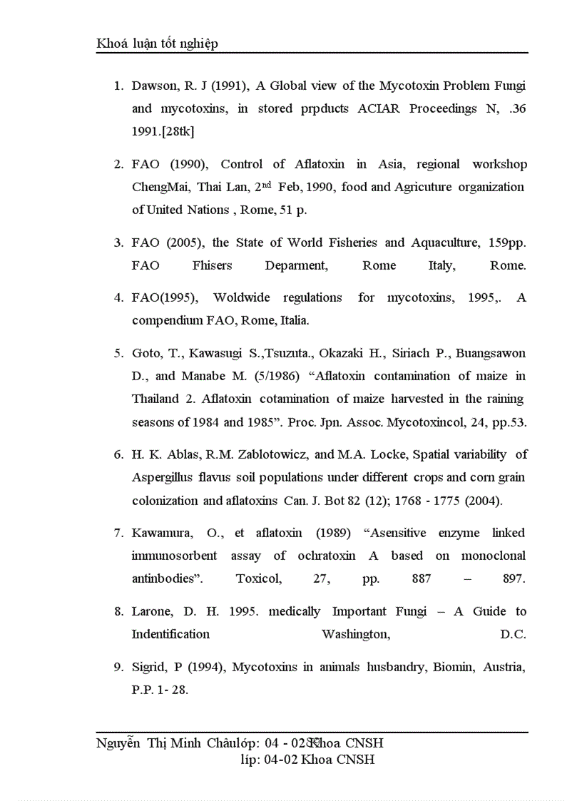 image for page Phân lập và tuyển chọn các chủng vi khuẩn và vi nấm có khả năng khử aflatoxin nhiễm trên ngô lạc ở mức độ cao