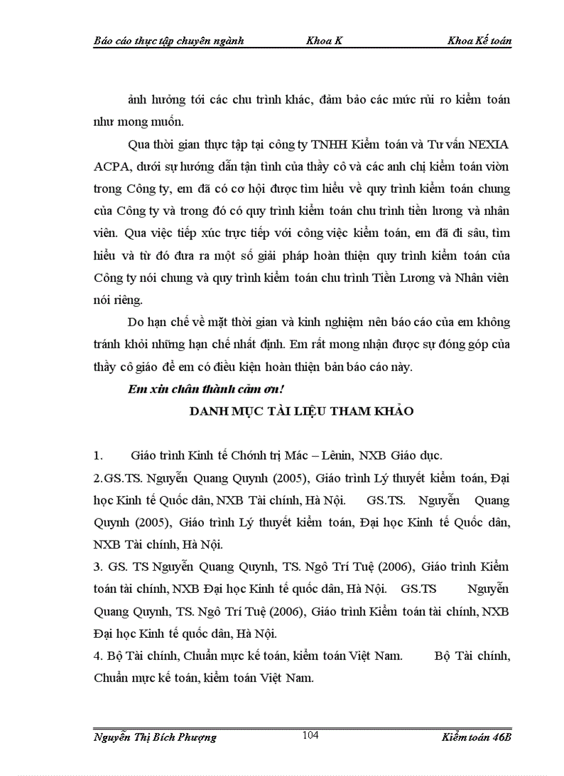 image for page Hoàn thiện quy trình kiểm toán chu trình tiền lương và nhân viên do công ty TNHH Kiểm toán và Tư vấn NEXIA ACPA thực hiện