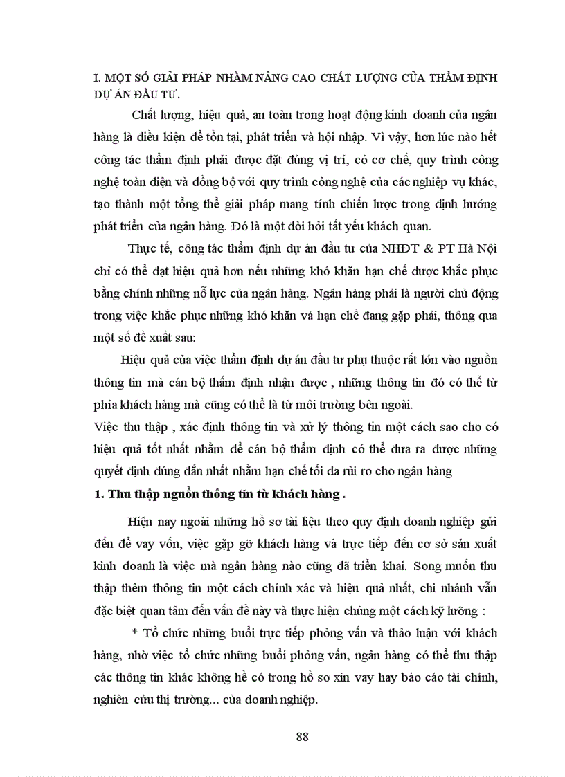 image for page Thẩm định dự án đầu tư của NHĐT & PT Hà Nội