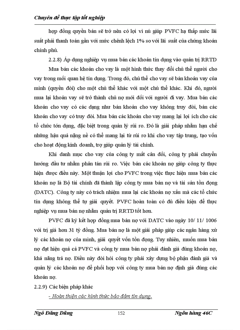 image for page Giải pháp hạn chế rủi ro tín dụng tại Công ty Tài chính Dầu khí