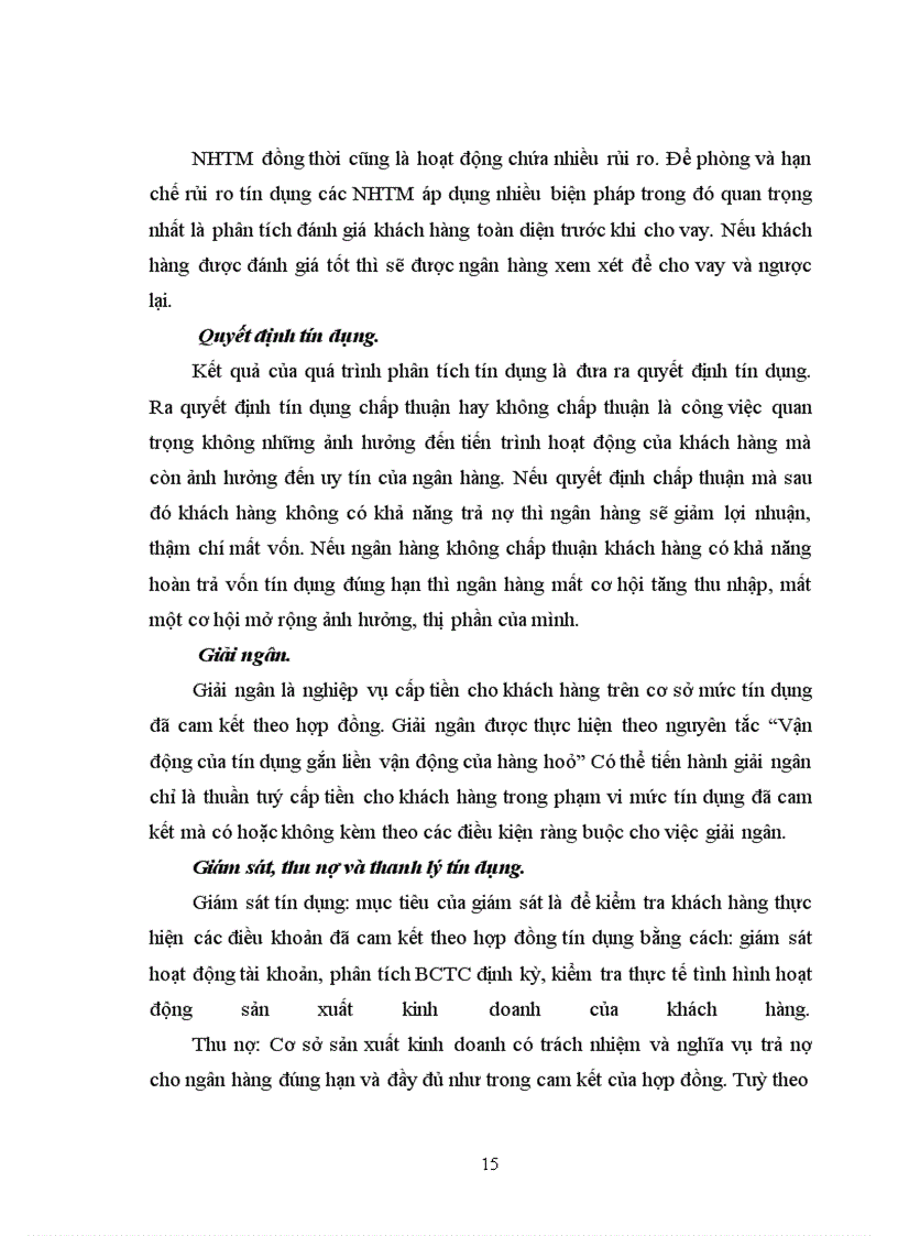 image for page Giải pháp nâng cao chất lượng phân tích tài chính doanh nghiệp trong hoạt động tín dụng của Ngân hàng ĐT&PT Việt Nam - Chi nhánh Đông Đô