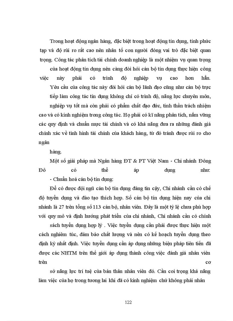 image for page Giải pháp nâng cao chất lượng phân tích tài chính doanh nghiệp trong hoạt động tín dụng của Ngân hàng ĐT&PT Việt Nam - Chi nhánh Đông Đô