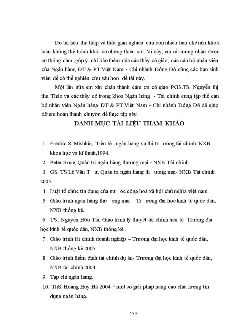 image for page Giải pháp nâng cao chất lượng phân tích tài chính doanh nghiệp trong hoạt động tín dụng của Ngân hàng ĐT&PT Việt Nam - Chi nhánh Đông Đô