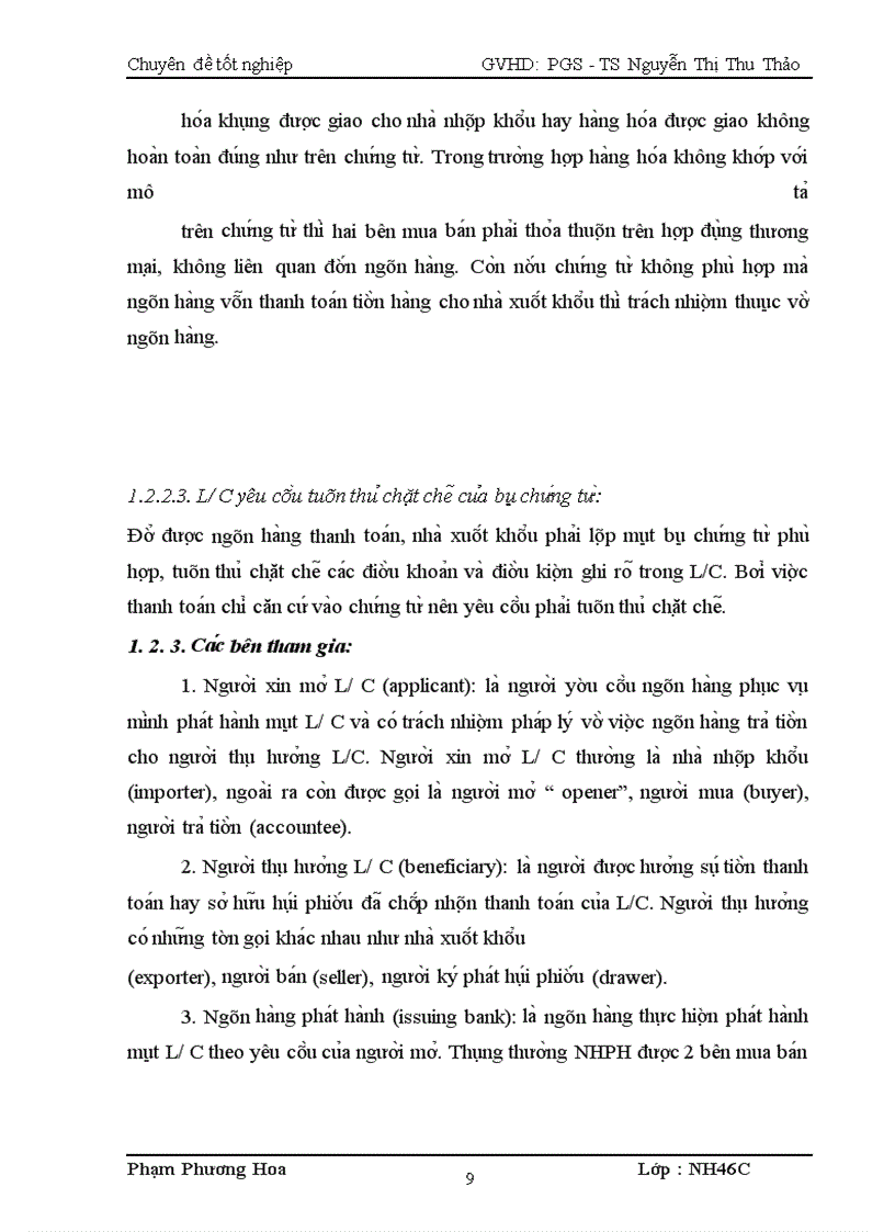 image for page Giải pháp nhằm hạn chế rủi ro trong thanh toán tín dụng chứng từ tại SGD1 NH Đầu tư và Phát triển Việt Nam