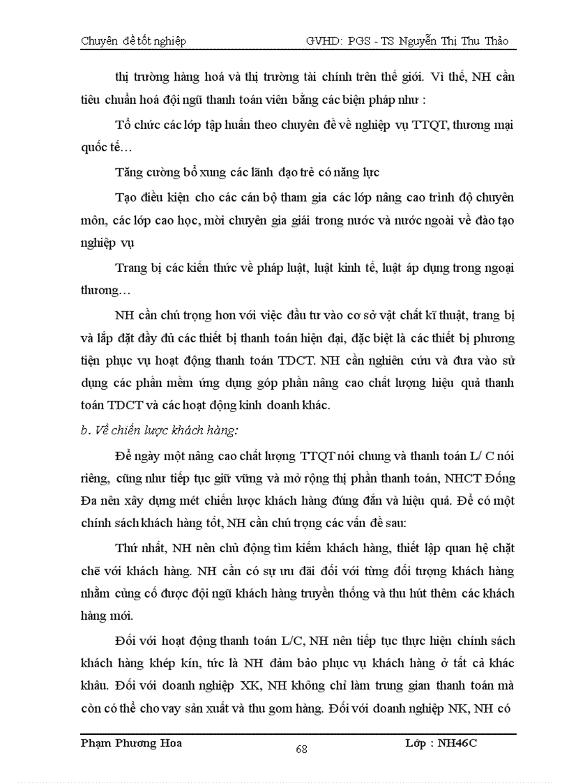 image for page Giải pháp nhằm hạn chế rủi ro trong thanh toán tín dụng chứng từ tại SGD1 NH Đầu tư và Phát triển Việt Nam