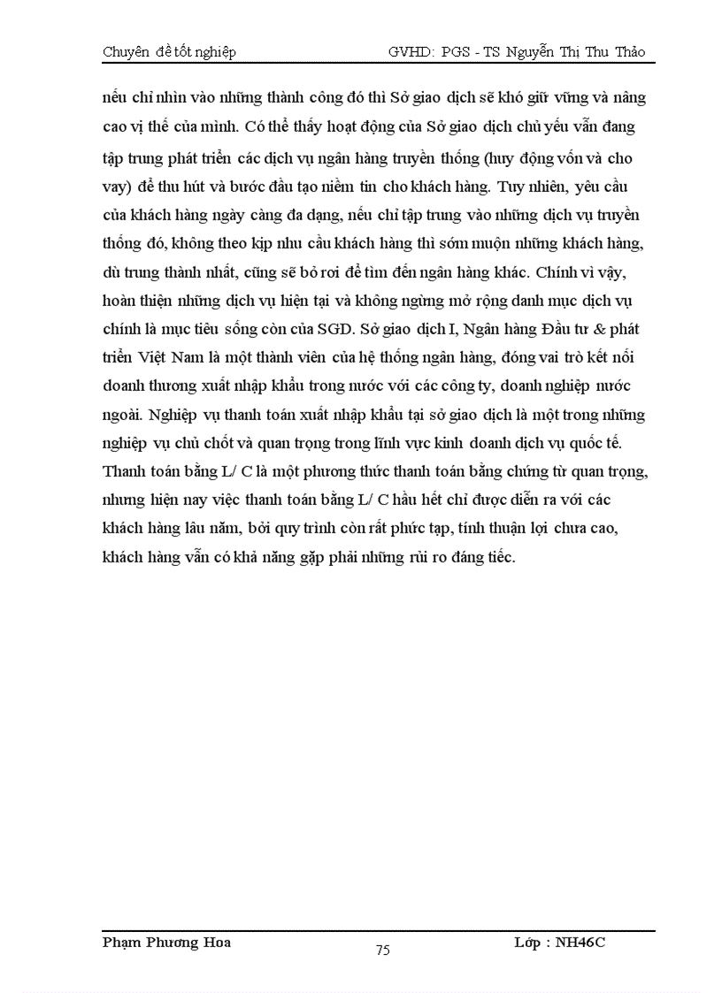 image for page Giải pháp nhằm hạn chế rủi ro trong thanh toán tín dụng chứng từ tại SGD1 NH Đầu tư và Phát triển Việt Nam