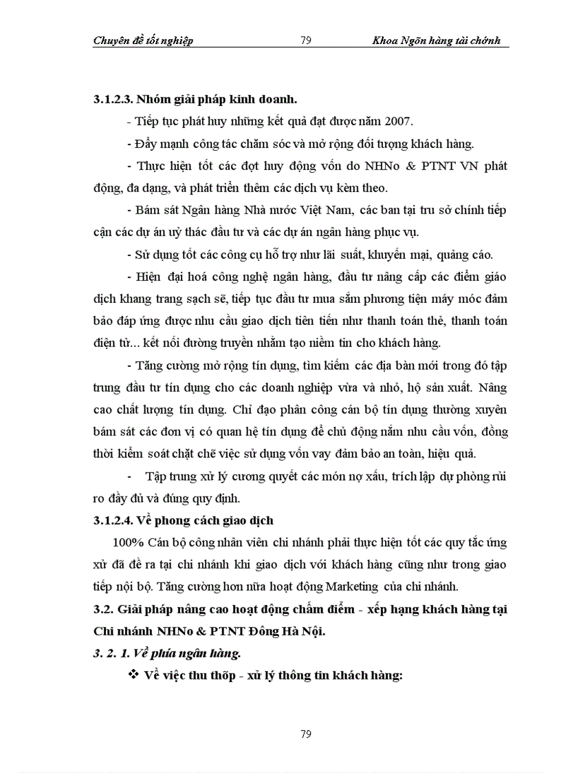image for page Giải pháp tăng cường hoạt động chấm điểm- xếp hạng khách hàng tại Chi nhánh Ngân hàng Nông Nghiệp và Phát triển Nông thôn Đông Hà Nội.