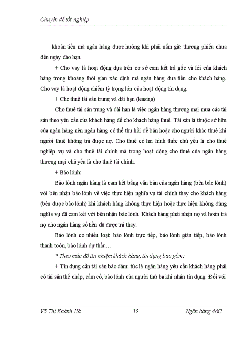 image for page Hạn chế rủi ro tín dụng tại chi nhánh Ngân hàng Nông nghiệp và Phát triển nông thôn huyện Kỳ Anh - Hà Tĩnh