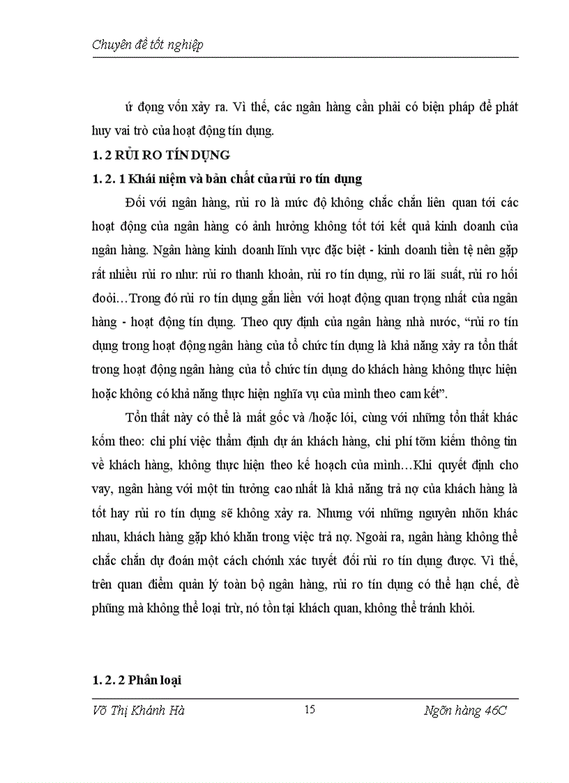 image for page Hạn chế rủi ro tín dụng tại chi nhánh Ngân hàng Nông nghiệp và Phát triển nông thôn huyện Kỳ Anh - Hà Tĩnh