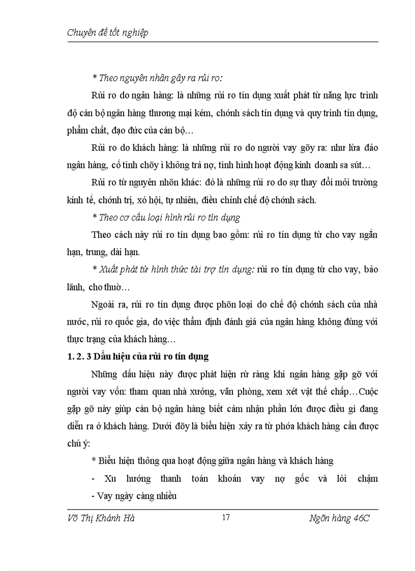 image for page Hạn chế rủi ro tín dụng tại chi nhánh Ngân hàng Nông nghiệp và Phát triển nông thôn huyện Kỳ Anh - Hà Tĩnh