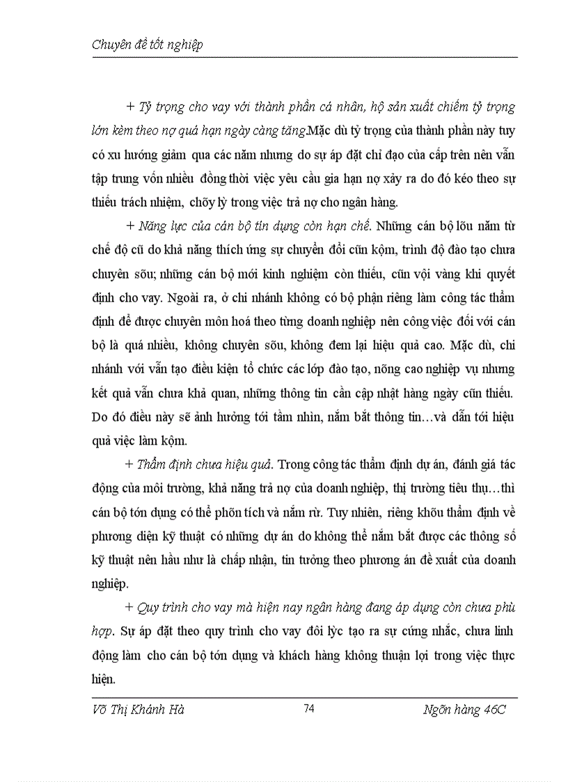image for page Hạn chế rủi ro tín dụng tại chi nhánh Ngân hàng Nông nghiệp và Phát triển nông thôn huyện Kỳ Anh - Hà Tĩnh
