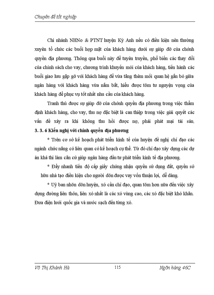image for page Hạn chế rủi ro tín dụng tại chi nhánh Ngân hàng Nông nghiệp và Phát triển nông thôn huyện Kỳ Anh - Hà Tĩnh