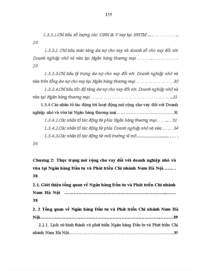 image for page Mở rộng hoạt động cho vay đối với Doanh nghiệp nhỏ và vừa tại Chi nhánh Ngân hàng Đầu tư và Phát triển Nam Hà Nội