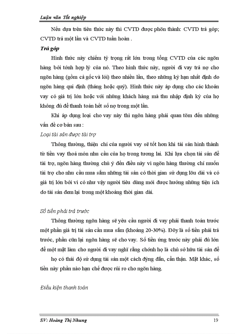image for page Phát triển cho vay tiêu dùng tại Sở giao dịch I - Ngân hàng Công thương Việt Nam
