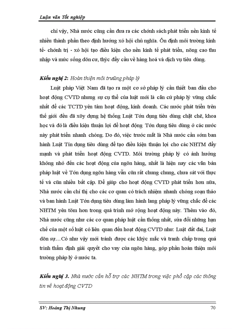 image for page Phát triển cho vay tiêu dùng tại Sở giao dịch I - Ngân hàng Công thương Việt Nam