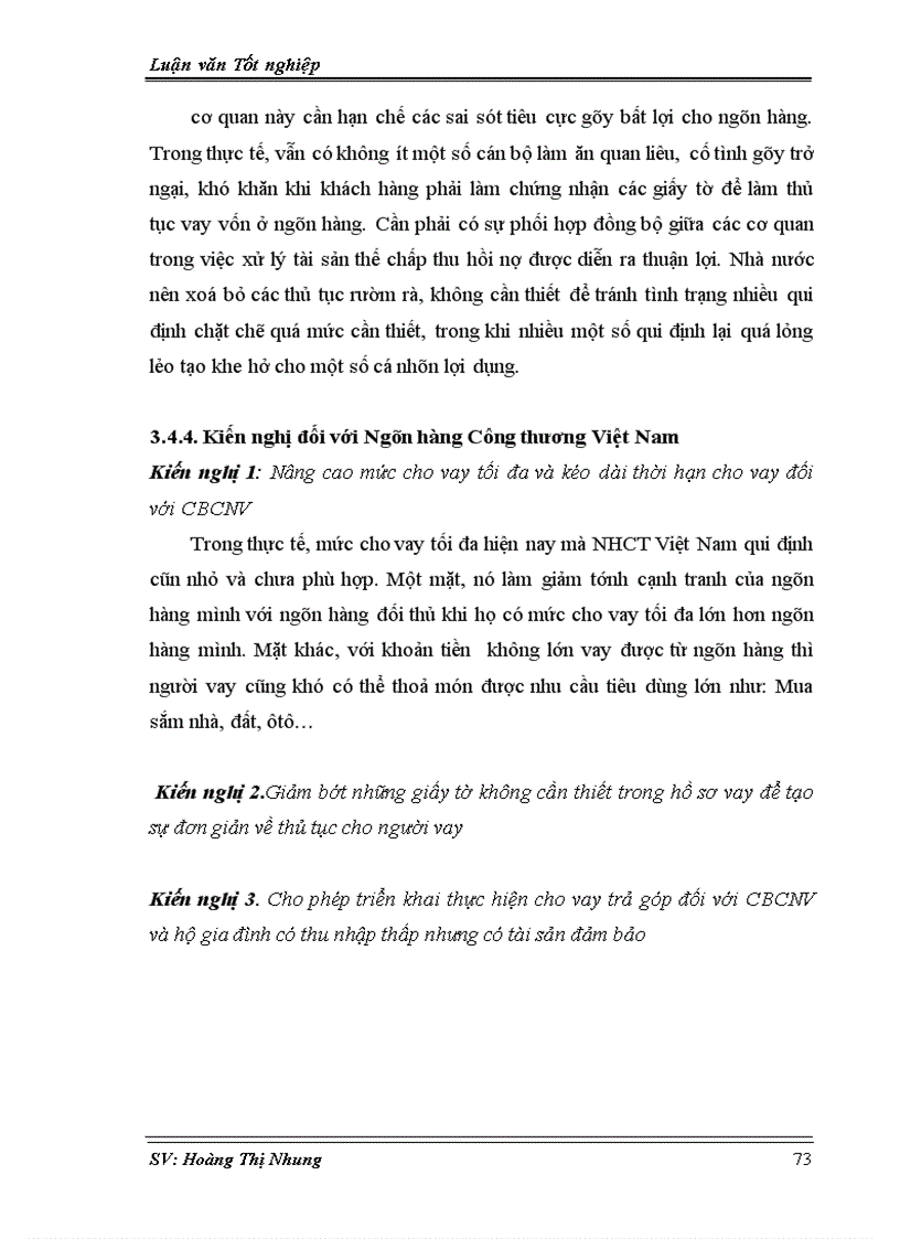 image for page Phát triển cho vay tiêu dùng tại Sở giao dịch I - Ngân hàng Công thương Việt Nam