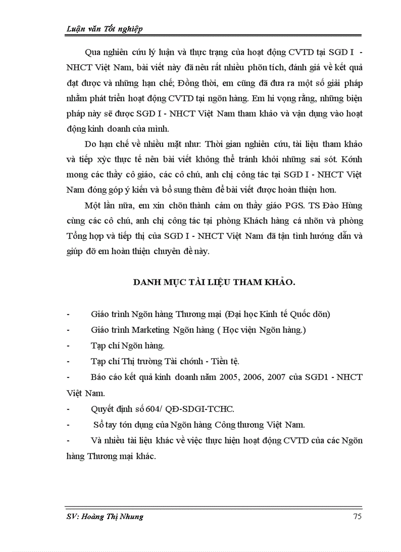 image for page Phát triển cho vay tiêu dùng tại Sở giao dịch I - Ngân hàng Công thương Việt Nam