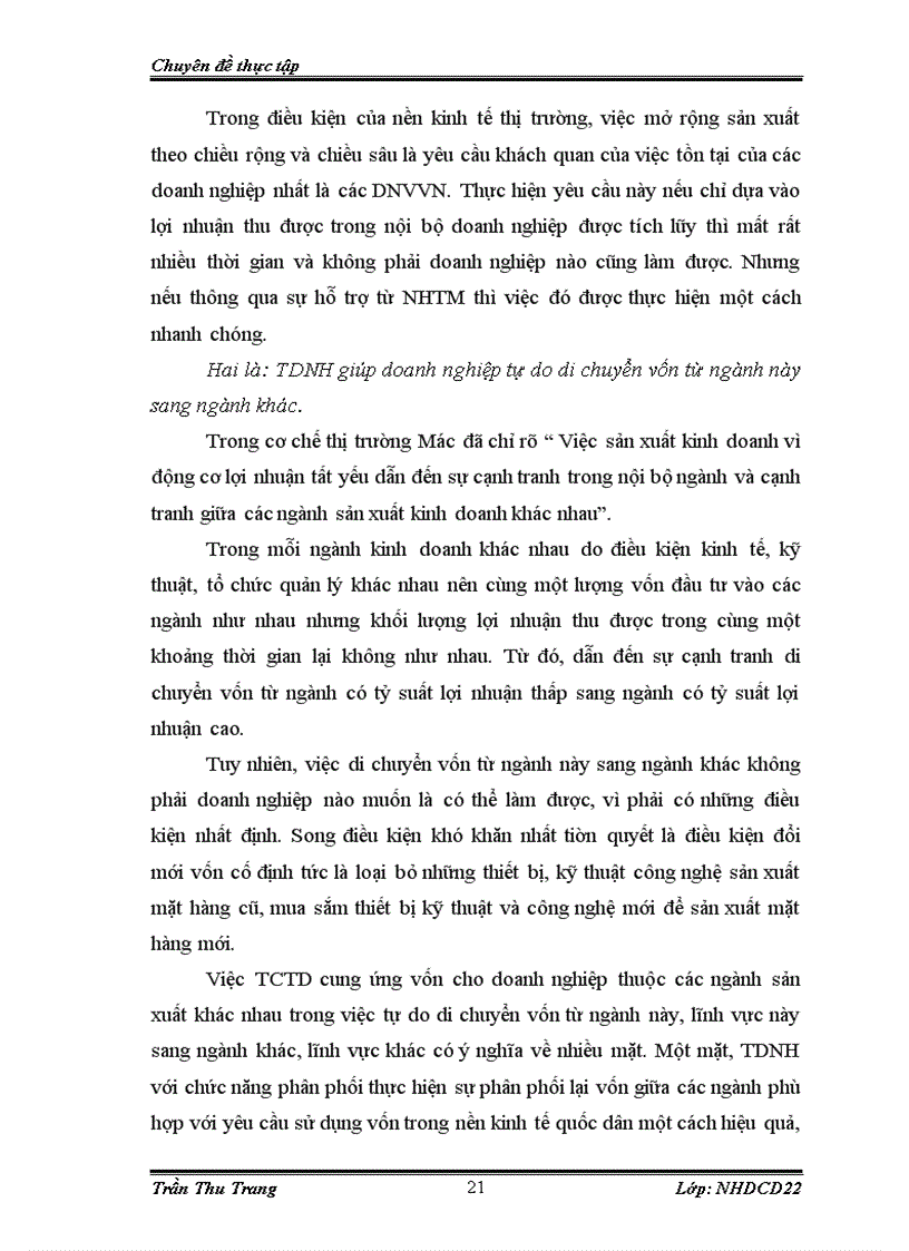 image for page Giải pháp mở rộng tín dụng đối với DNVVN tại chi nhánh NHCT Ba Đình