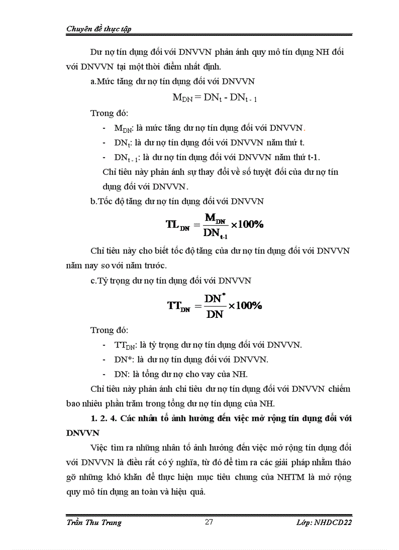 image for page Giải pháp mở rộng tín dụng đối với DNVVN tại chi nhánh NHCT Ba Đình