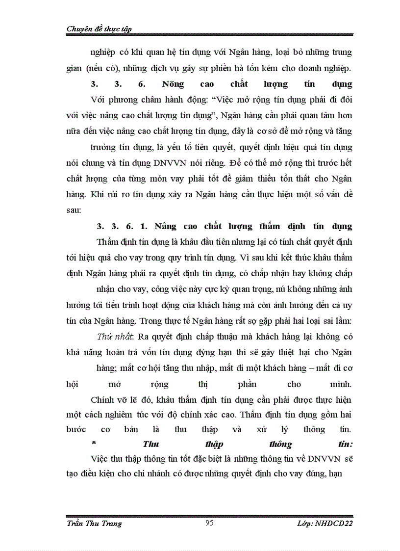 image for page Giải pháp mở rộng tín dụng đối với DNVVN tại chi nhánh NHCT Ba Đình