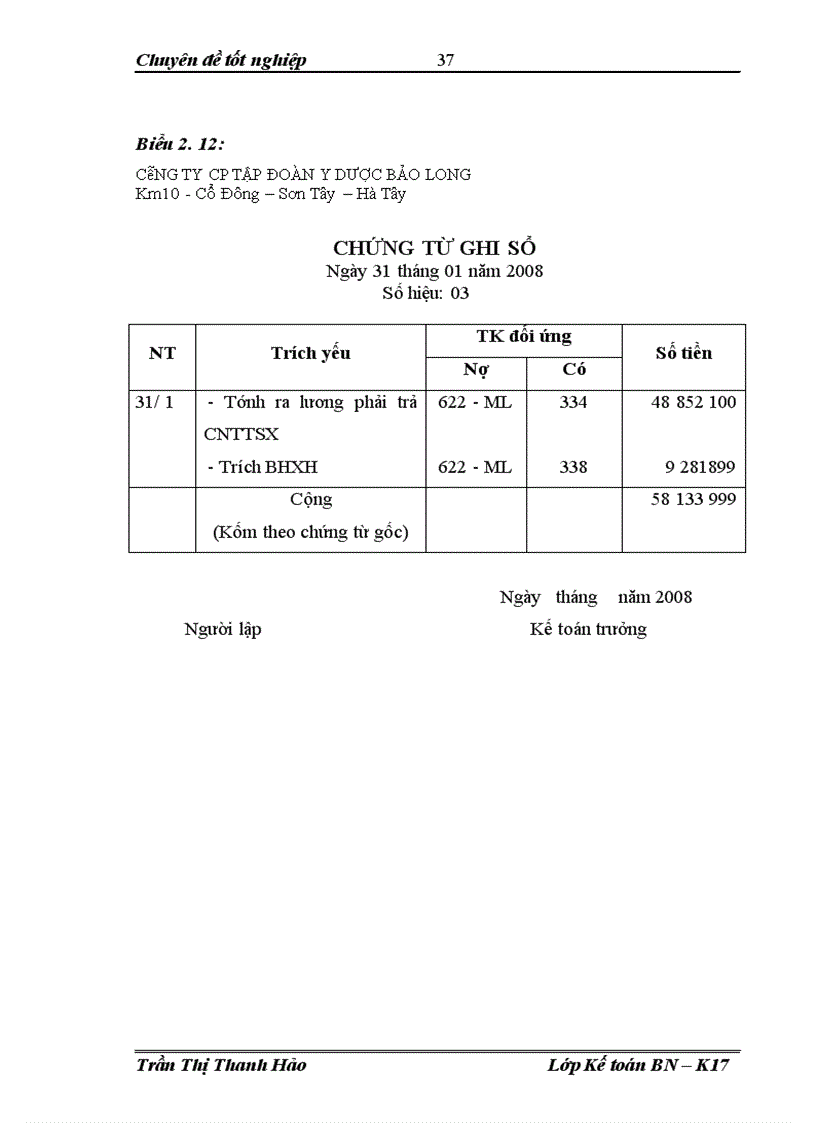 image for page Hoàn thiện công tác kế toán chi phí sản xuất và tính giá thành sản phẩm tại Công ty Cổ phần Tập đoàn Y Dược Bảo Long