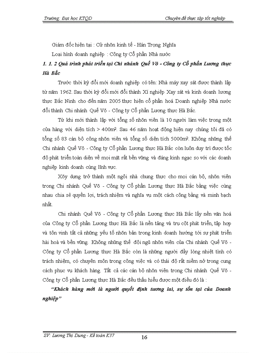 image for page Hoàn thiện hạch toán tiền lương và các khoản trích theo tiền lương tại Chi nhánh Quế Võ - Công ty Cổ phần Lương thực Hà Bắc