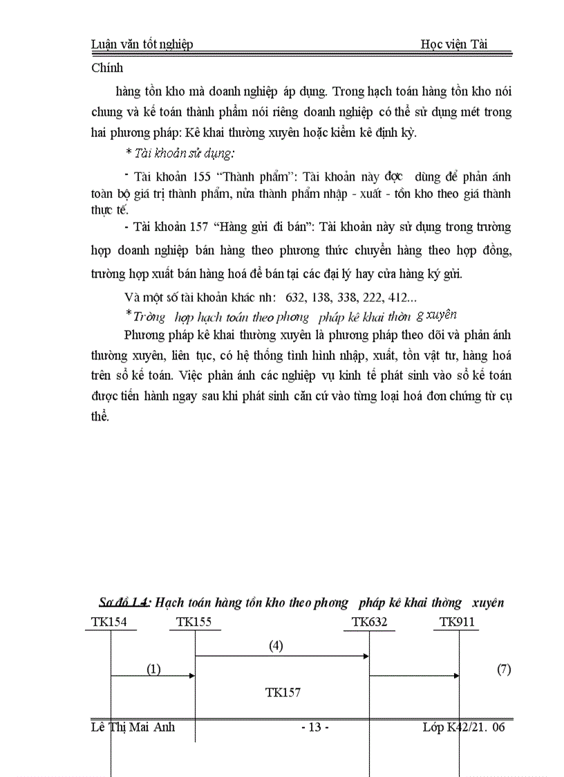 image for page Tổ chức công tác kế toán thành phẩm, tiêu thụ thành phẩm và xác định kết quả kinh doanh tại Công ty TNHH Nhà nước một thành viên Xuân Hoà