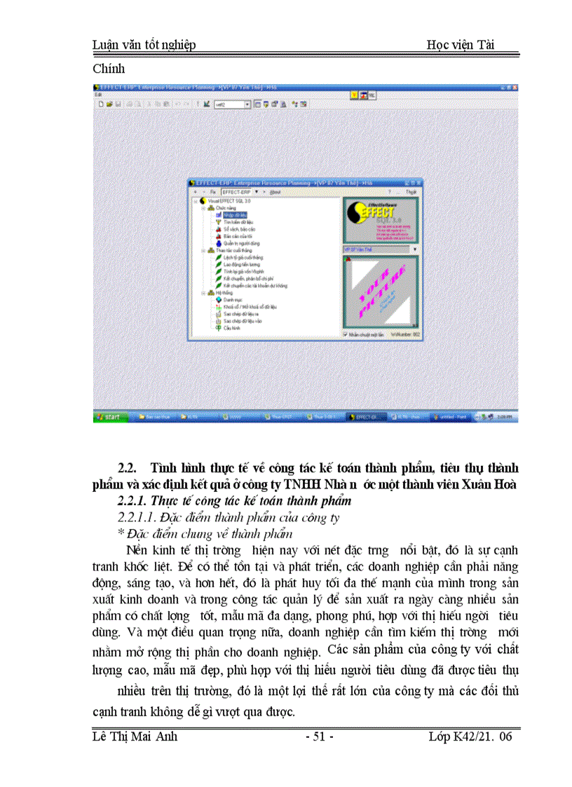 image for page Tổ chức công tác kế toán thành phẩm, tiêu thụ thành phẩm và xác định kết quả kinh doanh tại Công ty TNHH Nhà nước một thành viên Xuân Hoà