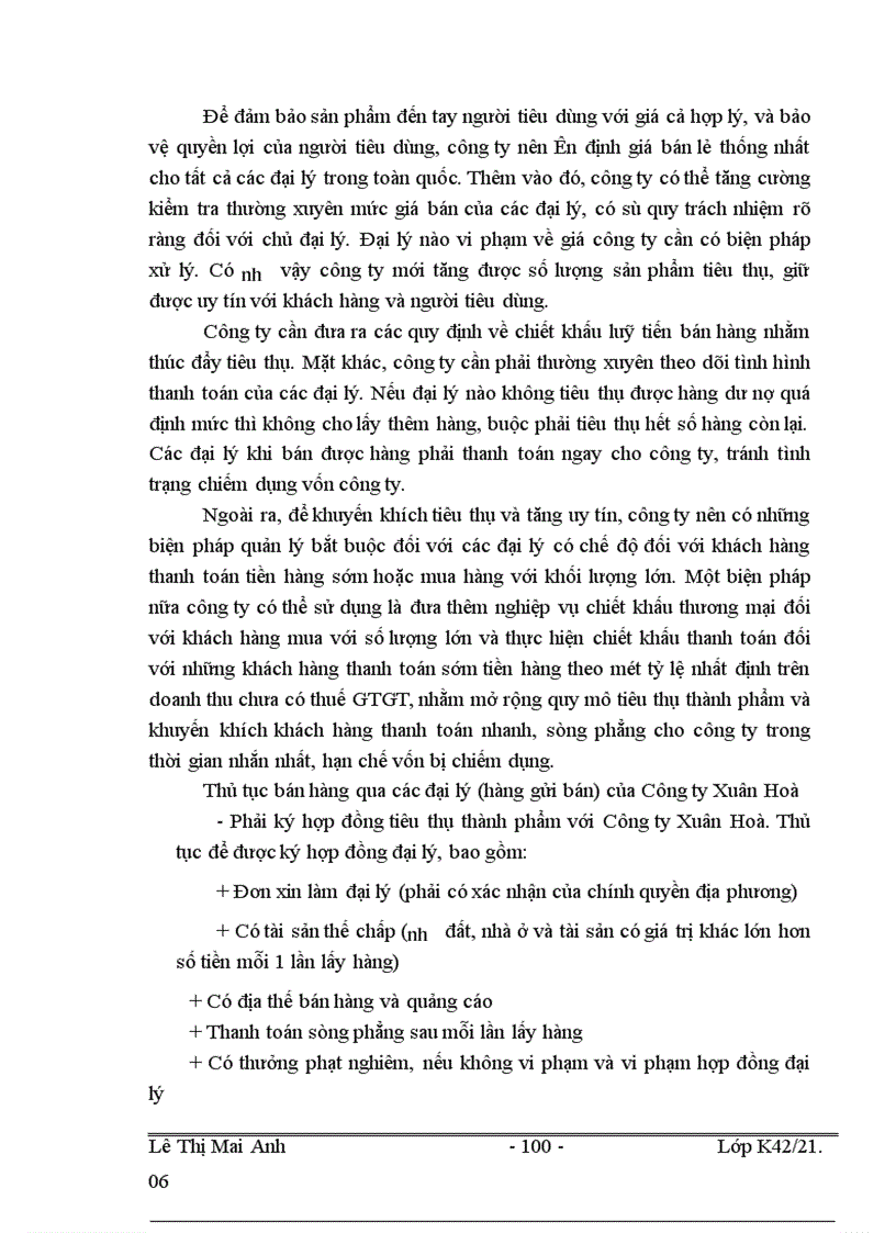 image for page Tổ chức công tác kế toán thành phẩm, tiêu thụ thành phẩm và xác định kết quả kinh doanh tại Công ty TNHH Nhà nước một thành viên Xuân Hoà