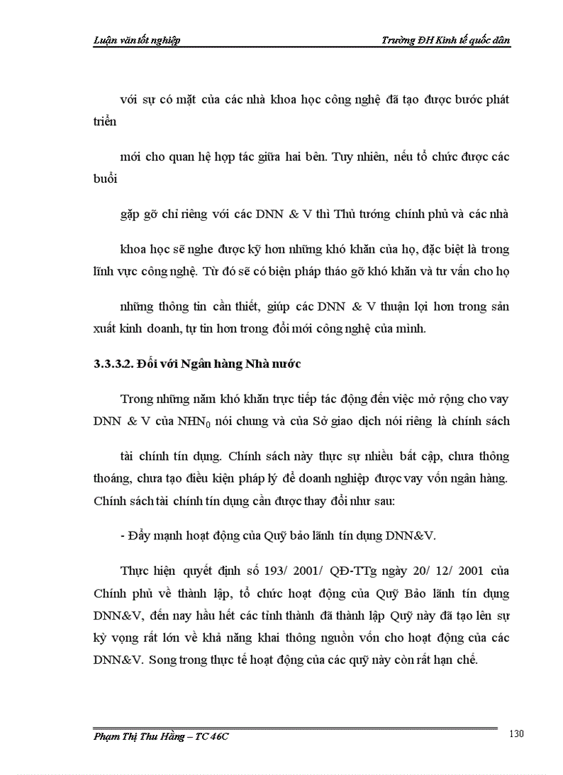 image for page Giải pháp mở rộng tín dụng đối với các doanh nghiệp nhỏ và vừa tại Sở giao dịch Ngân hàng nông nghiệp và phát triển nông thôn Việt Nam