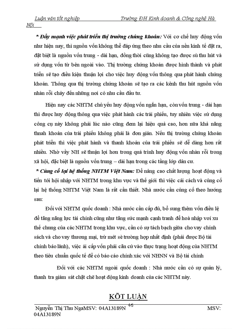 image for page Một số giải pháp nâng cao chất lượng huy động vốn tại NHCT Hà Tây