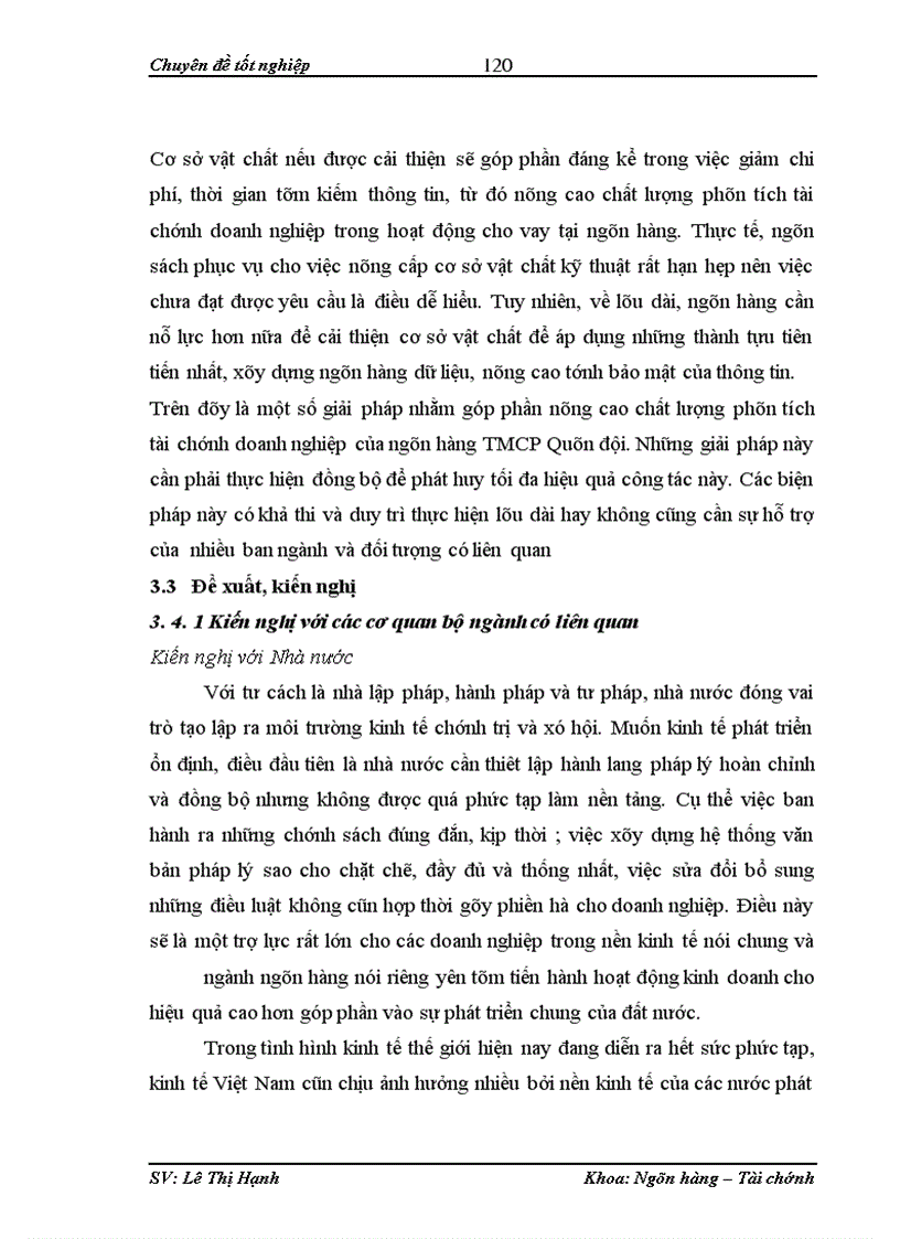 image for page Nâng cao chất lượng phân tích tài chính doanh nghiệp trong hoạt động cho vay tại ngân hàng TMCP Quân đội