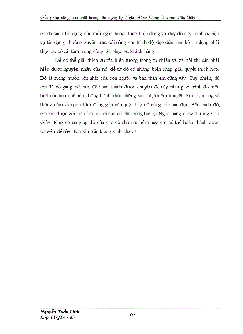image for page Giải pháp nâng cao chất lượng tín dụng tại Ngân Hàng ng Thương Cầu Giấy
