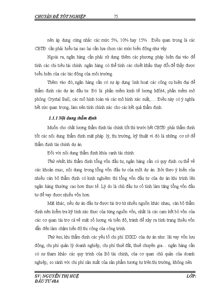 image for page Thẩm định tài chính dự án đầu tư cho vay vốn tại ngân hàng Thương mại cổ phần Ngoại thương Việt Nam chi nhánh Chương Dương