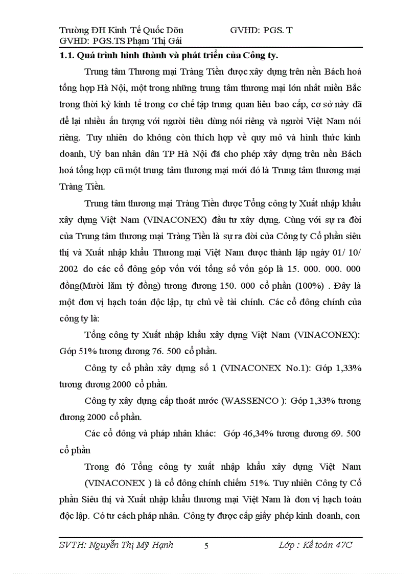 image for page Hoàn thiện hạch toán bán hàng và xác định kết quả bán hàng tại Công ty Cổ phần Siêu thị và Xuất nhập khẩu Thương mại Việt Nam