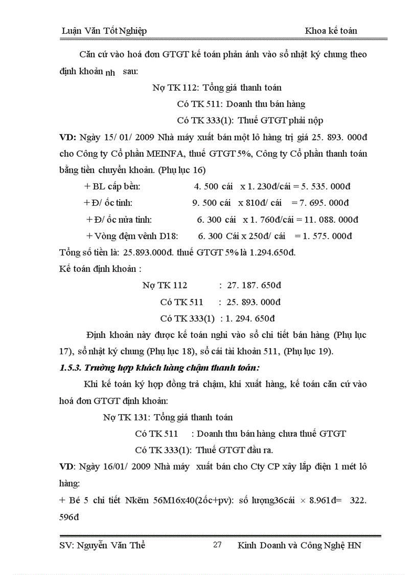 image for page Hoàn thiện kế toán bán hàng và xác định kết quả bán hàng tại Nhà máy Quy Chế Từ Sơn