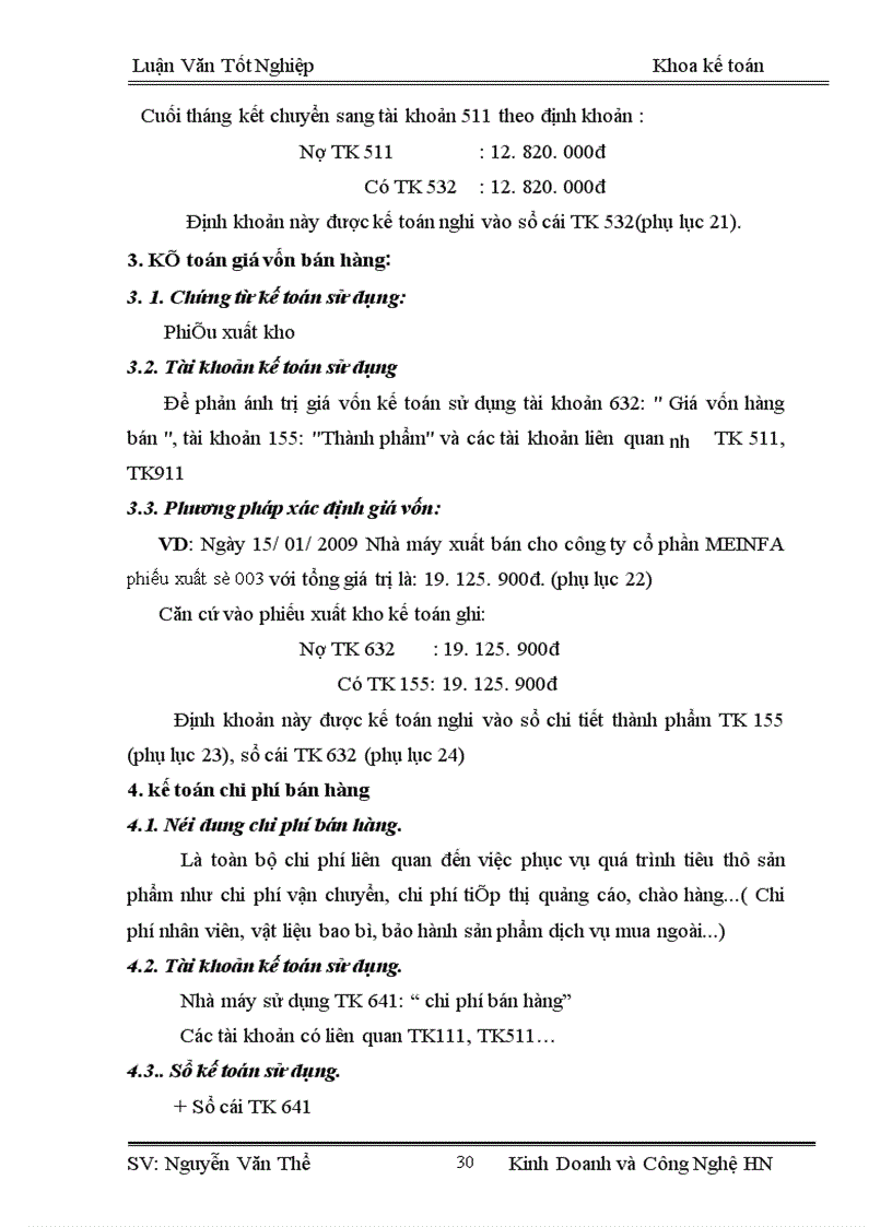 image for page Hoàn thiện kế toán bán hàng và xác định kết quả bán hàng tại Nhà máy Quy Chế Từ Sơn