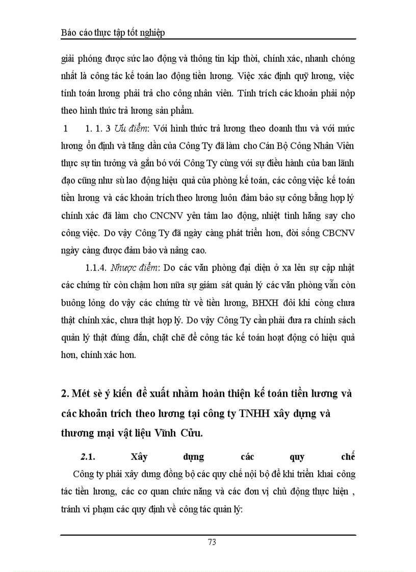 image for page Kế toán tiền lương và các khoản trích theo lương tại công ty TNHH xây dựng và thương mại vật liệu Vĩnh Cửu