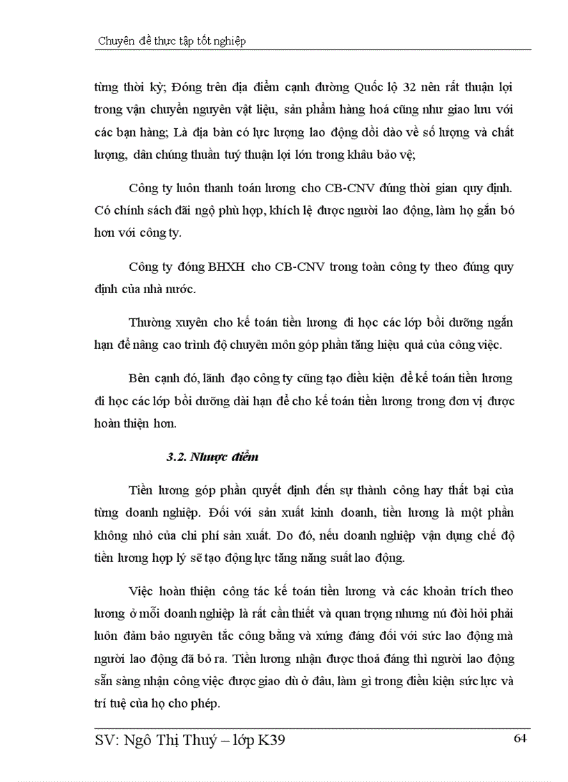 image for page Kế toán tiền lương và các khoản trích theo lương ở công ty Cổ phần Cồn – Giấy – Rượu - Hà Tây