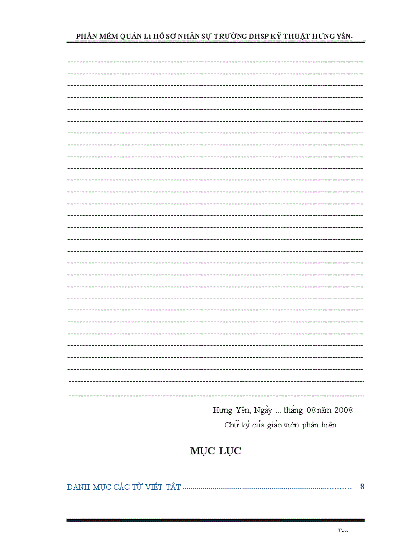 image for page Xây dựng phần mềm quản lý hồ sơ nhân sự trường Đại học Sư phạm Kỹ thuật Hưng Yên