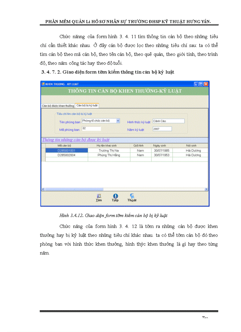 image for page Xây dựng phần mềm quản lý hồ sơ nhân sự trường Đại học Sư phạm Kỹ thuật Hưng Yên