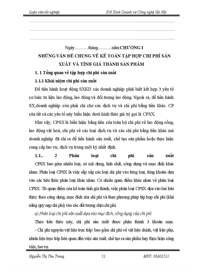 image for page Kế toán tập hợp chi phí sản xuất và tính giá thành sản phẩm tại Công ty Cổ phần Thiết bị bưu điện