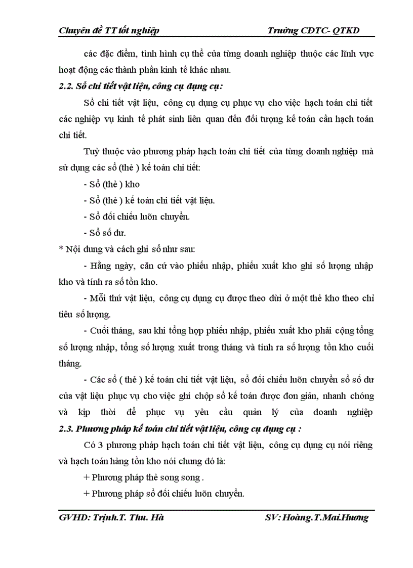 image for page Kế toán vật liệu, công cụ, dụng cụ