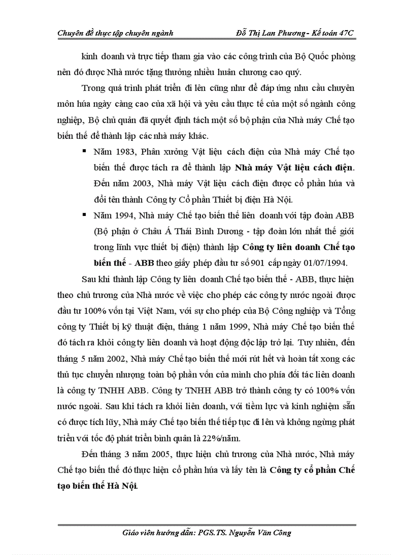 image for page Hoàn thiện kế toán nguyên, vật liệu tại Công ty Cổ phần Chế tạo Biến thế và Vật liệu Điện Hà Nội